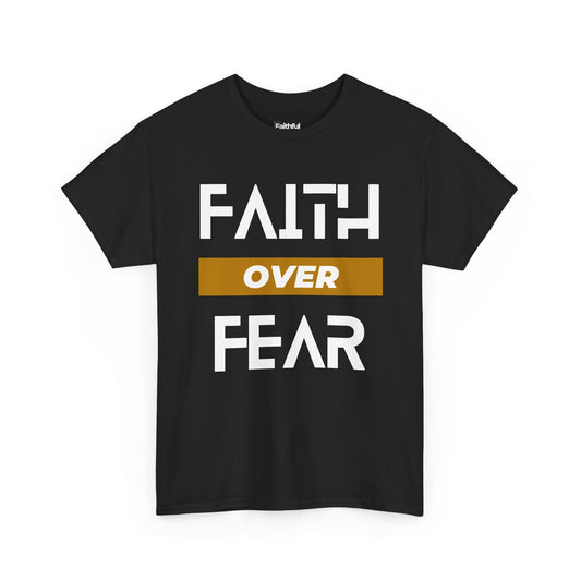 Faith Over Fear — Light Ink | Unisex Tee