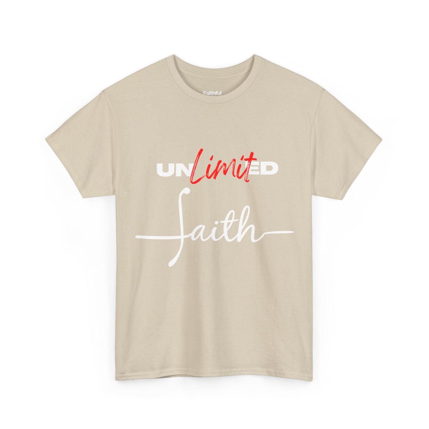 Unlimited Faith — Light Ink | Unisex Tee