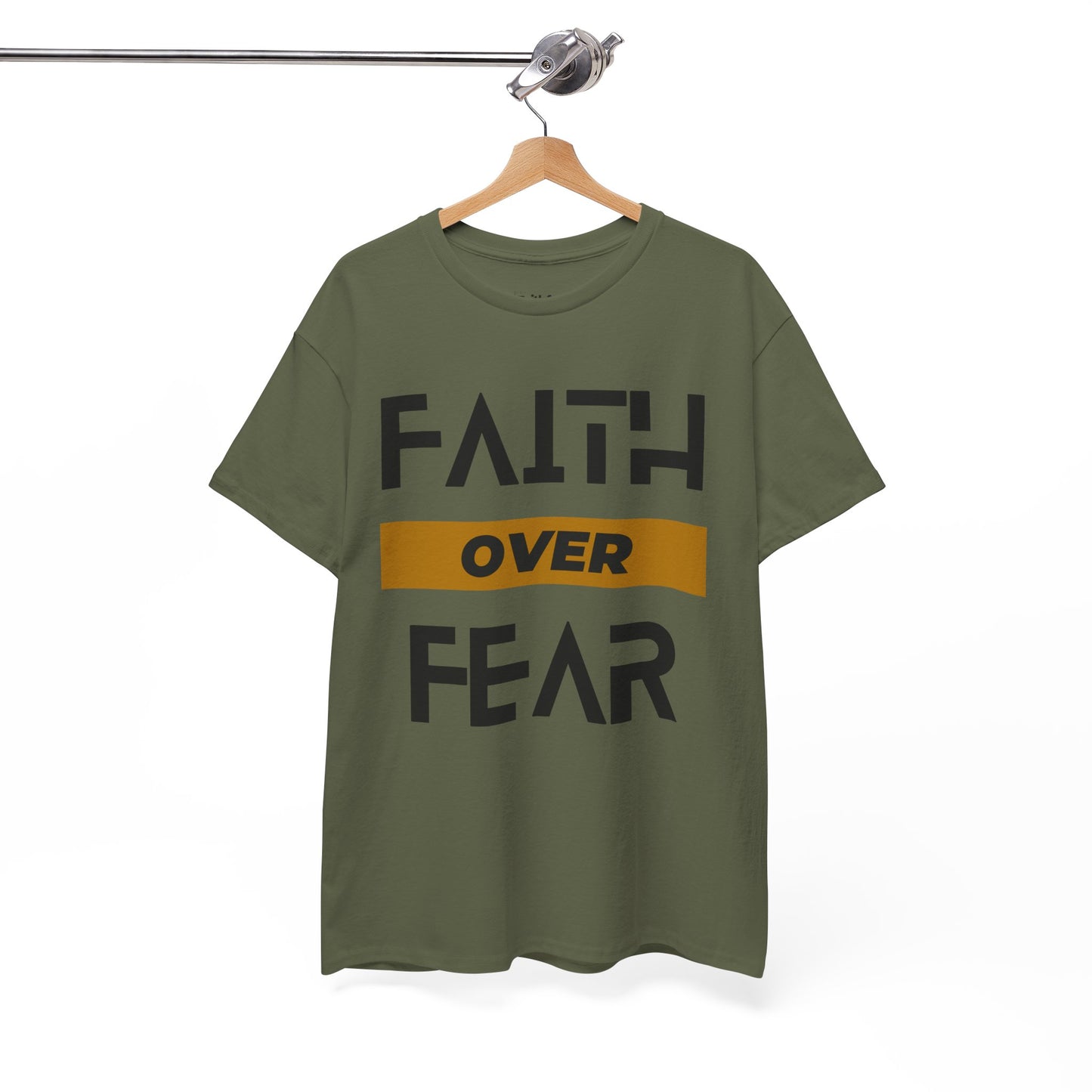 Faith Over Fear — Dark Ink | Unisex Tee