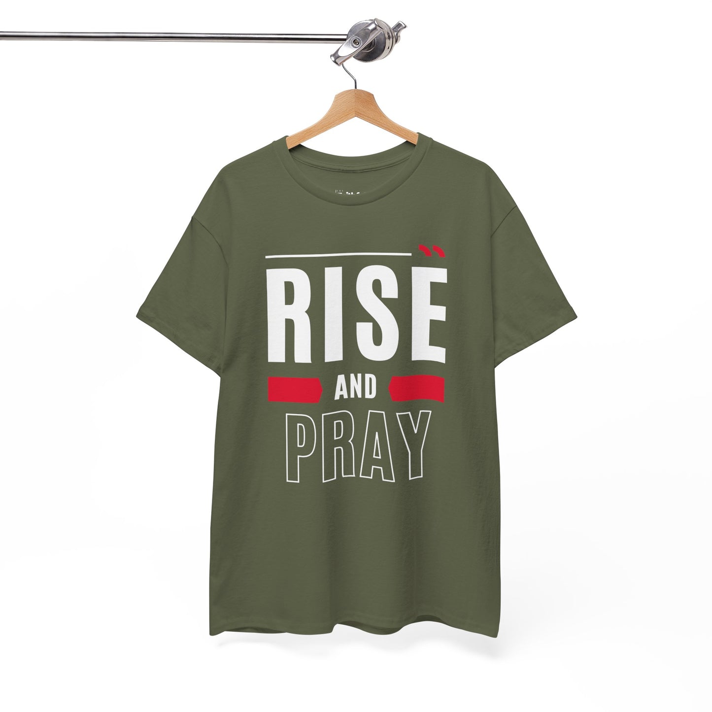 Rise and Pray — Light Ink | Unisex Tee