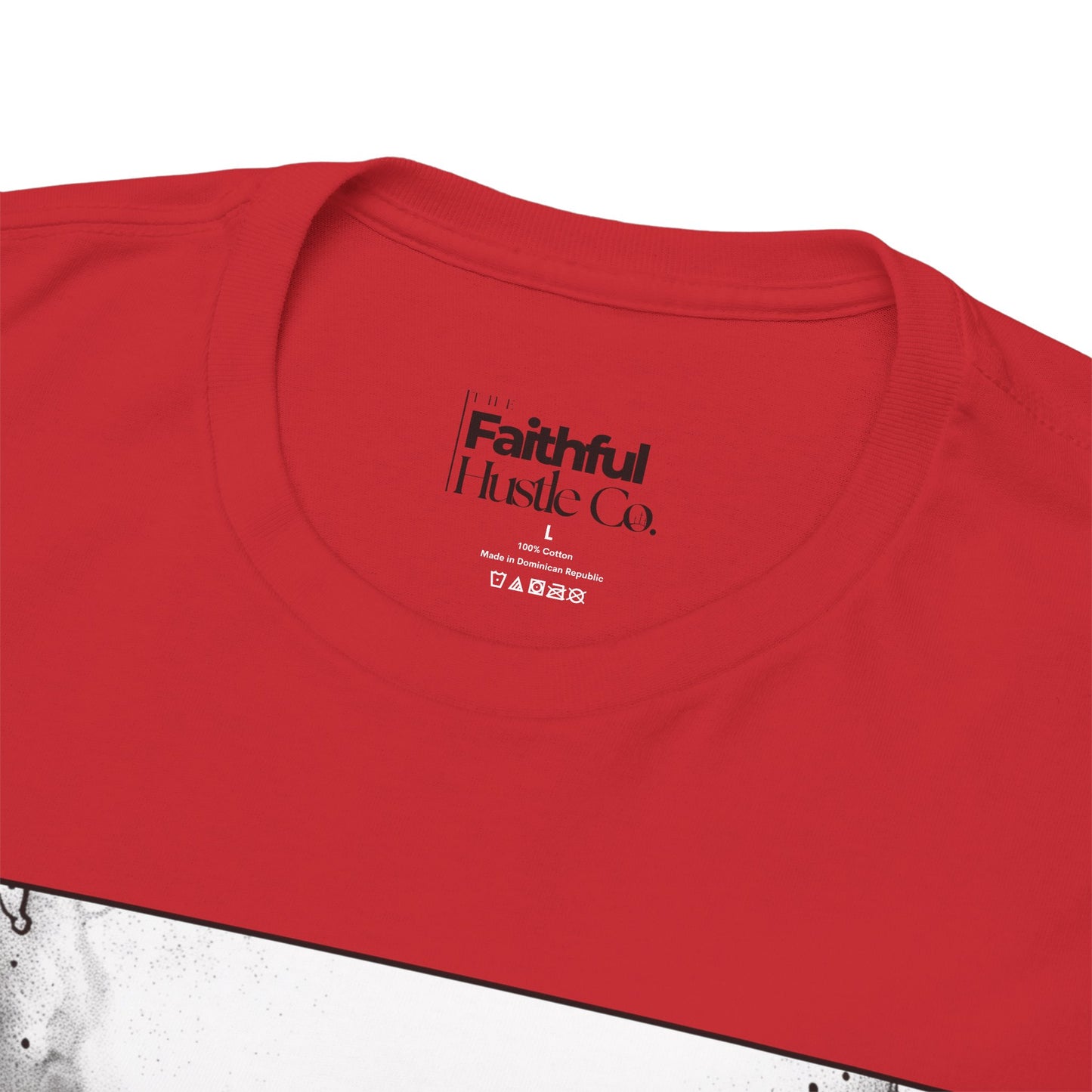 Red Sea Dry Ground Tee – Black & White Faith Ink Panel (Ex 14:22)