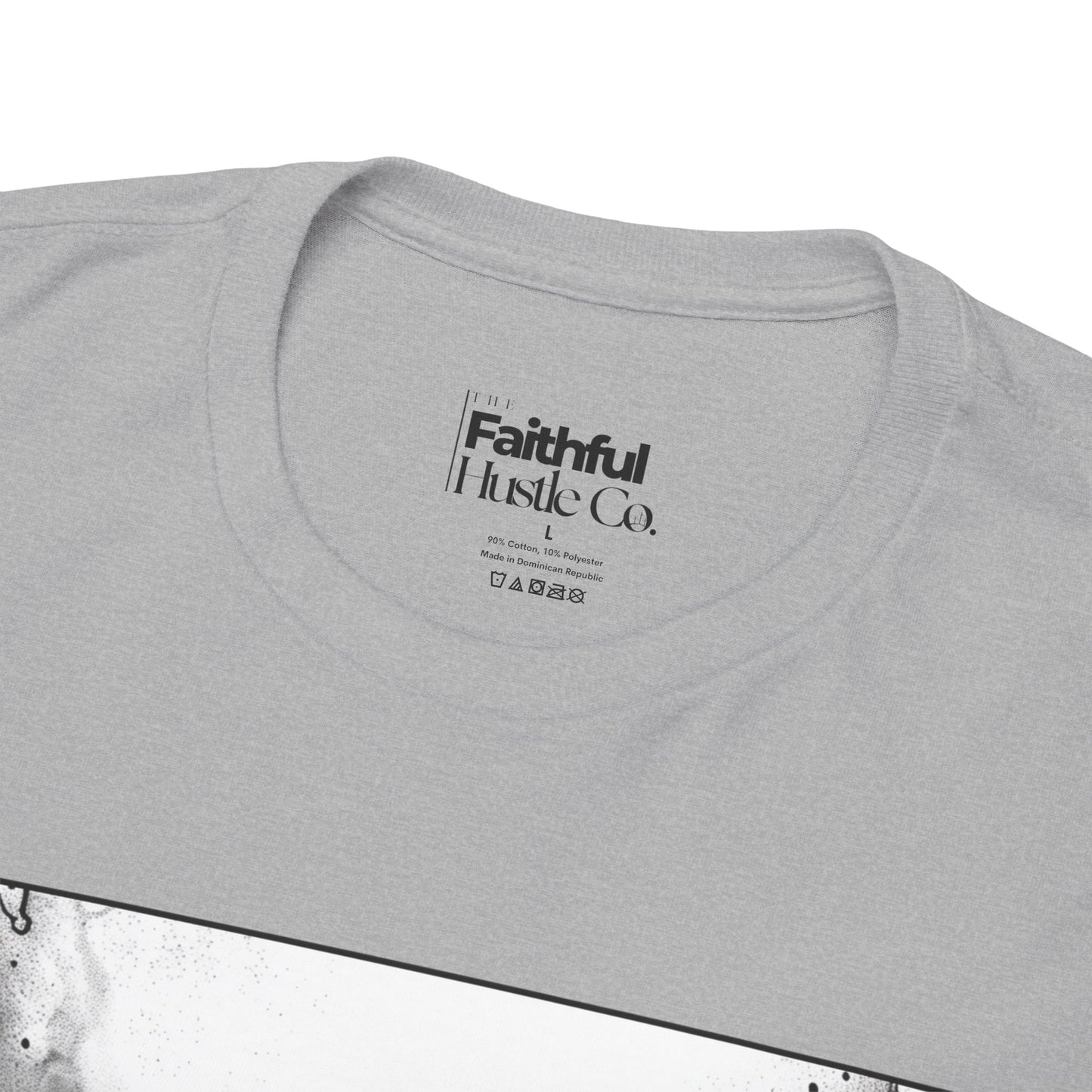 Red Sea Dry Ground Tee – Black & White Faith Ink Panel (Ex 14:22)