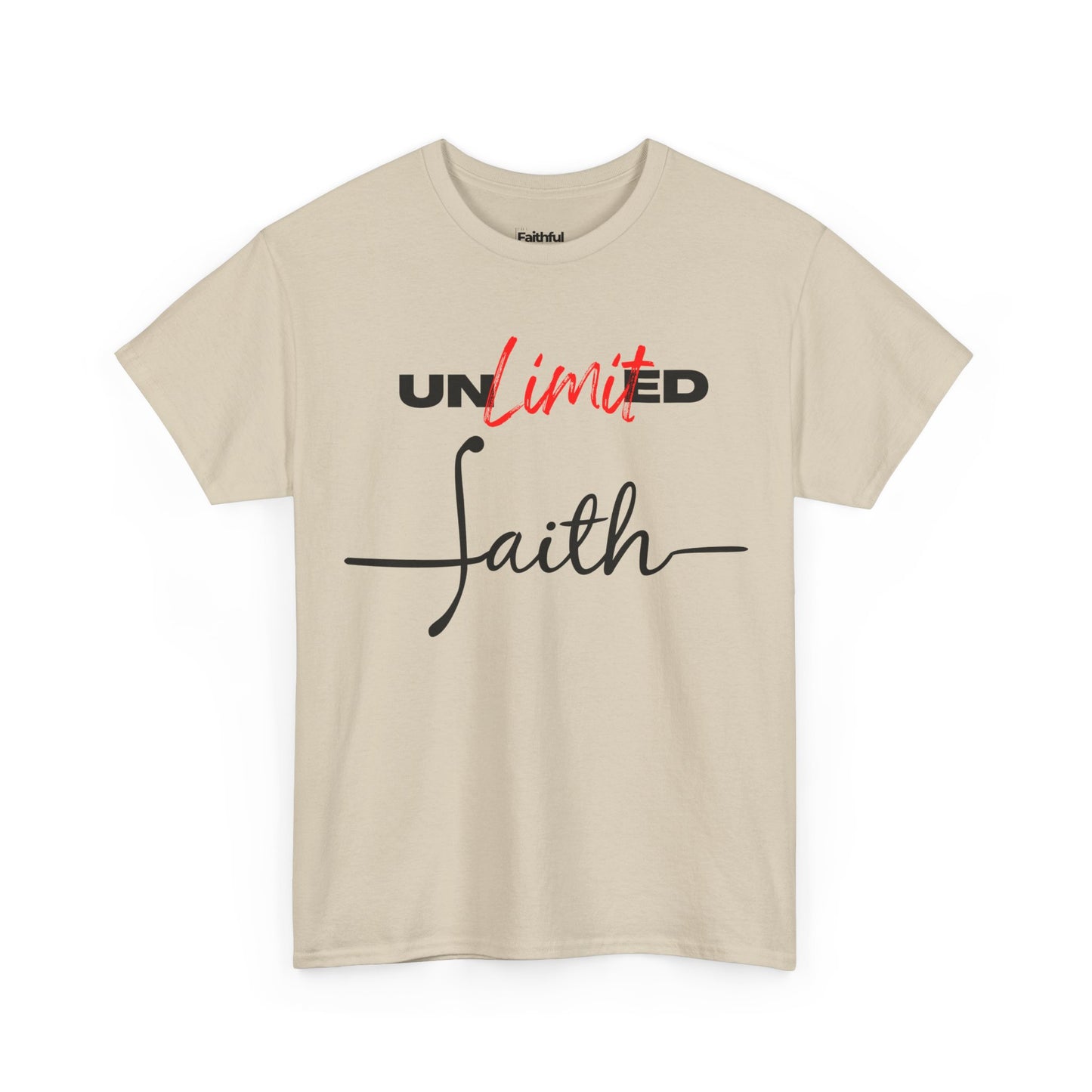 Unlimited Faith — Dark Ink | Unisex Tee