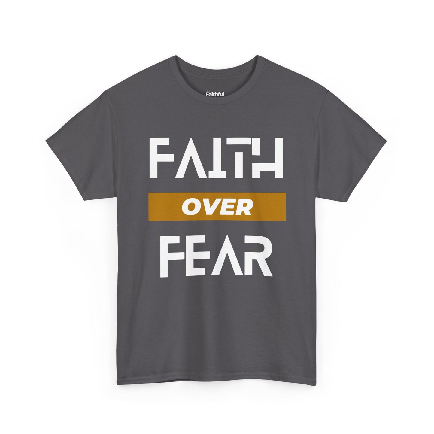 Faith Over Fear — Light Ink | Unisex Tee