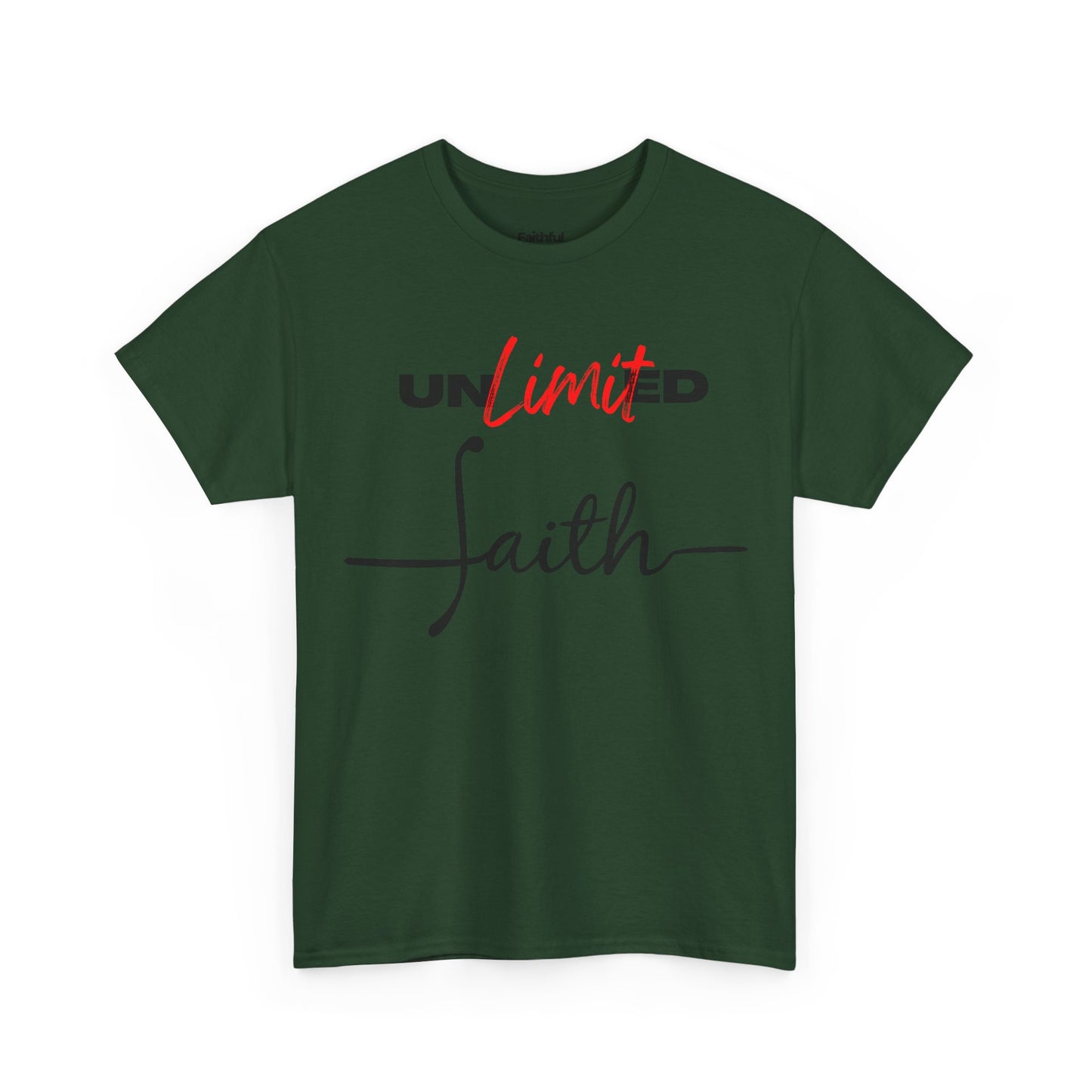Unlimited Faith — Dark Ink | Unisex Tee