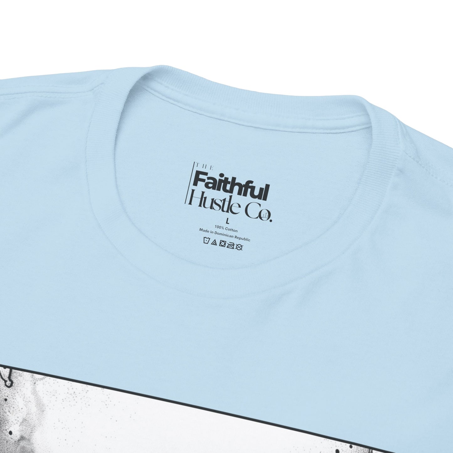 Red Sea Dry Ground Tee – Black & White Faith Ink Panel (Ex 14:22)