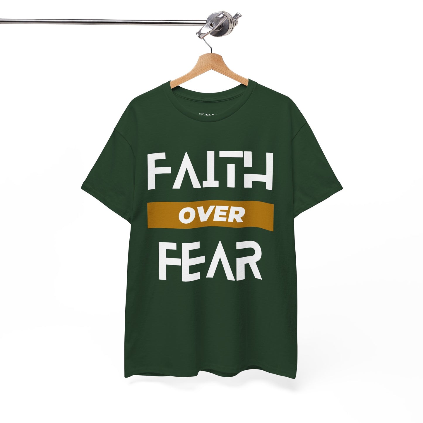 Faith Over Fear — Light Ink | Unisex Tee