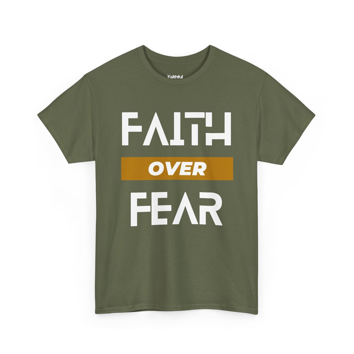 Faith Over Fear — Light Ink | Unisex Tee
