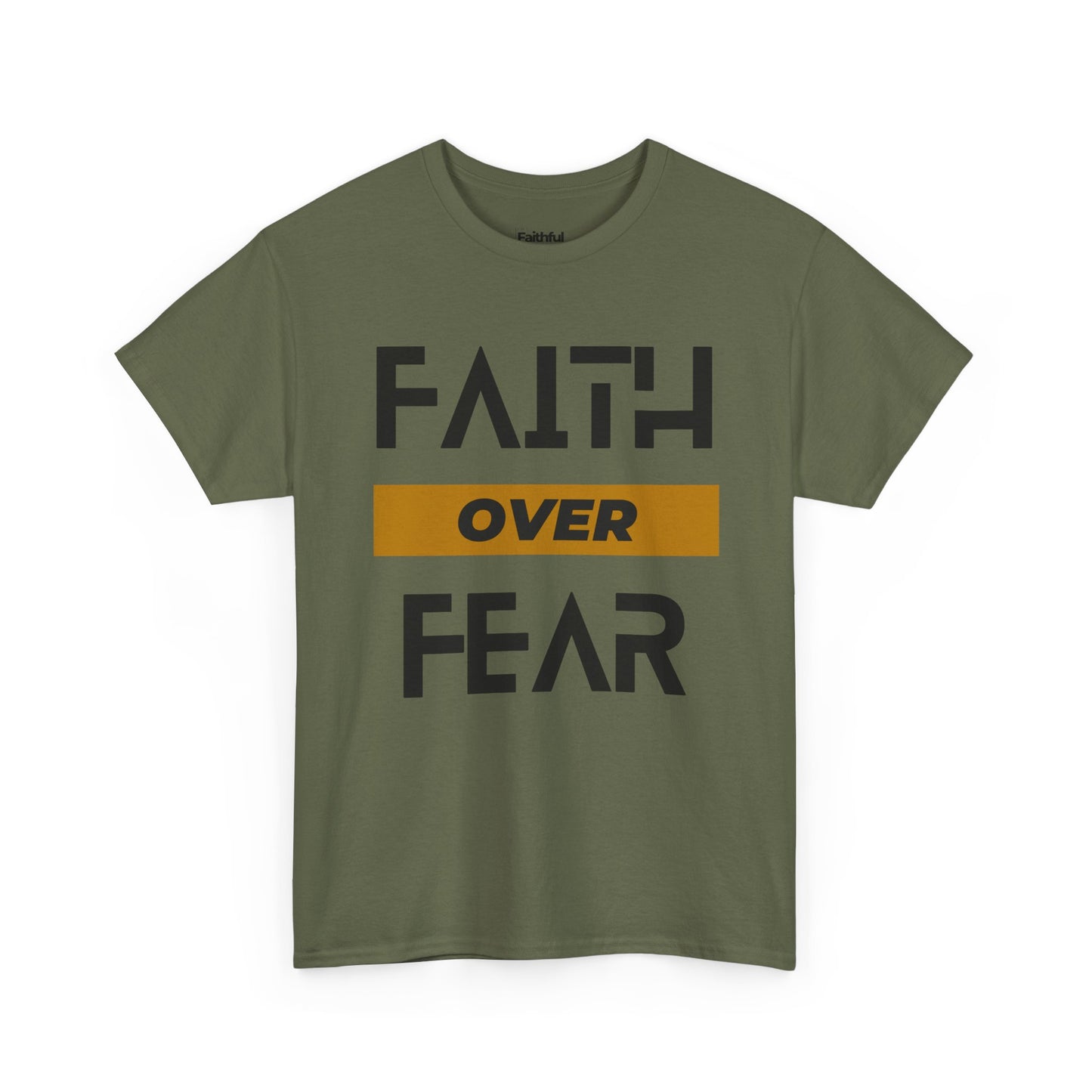 Faith Over Fear — Dark Ink | Unisex Tee