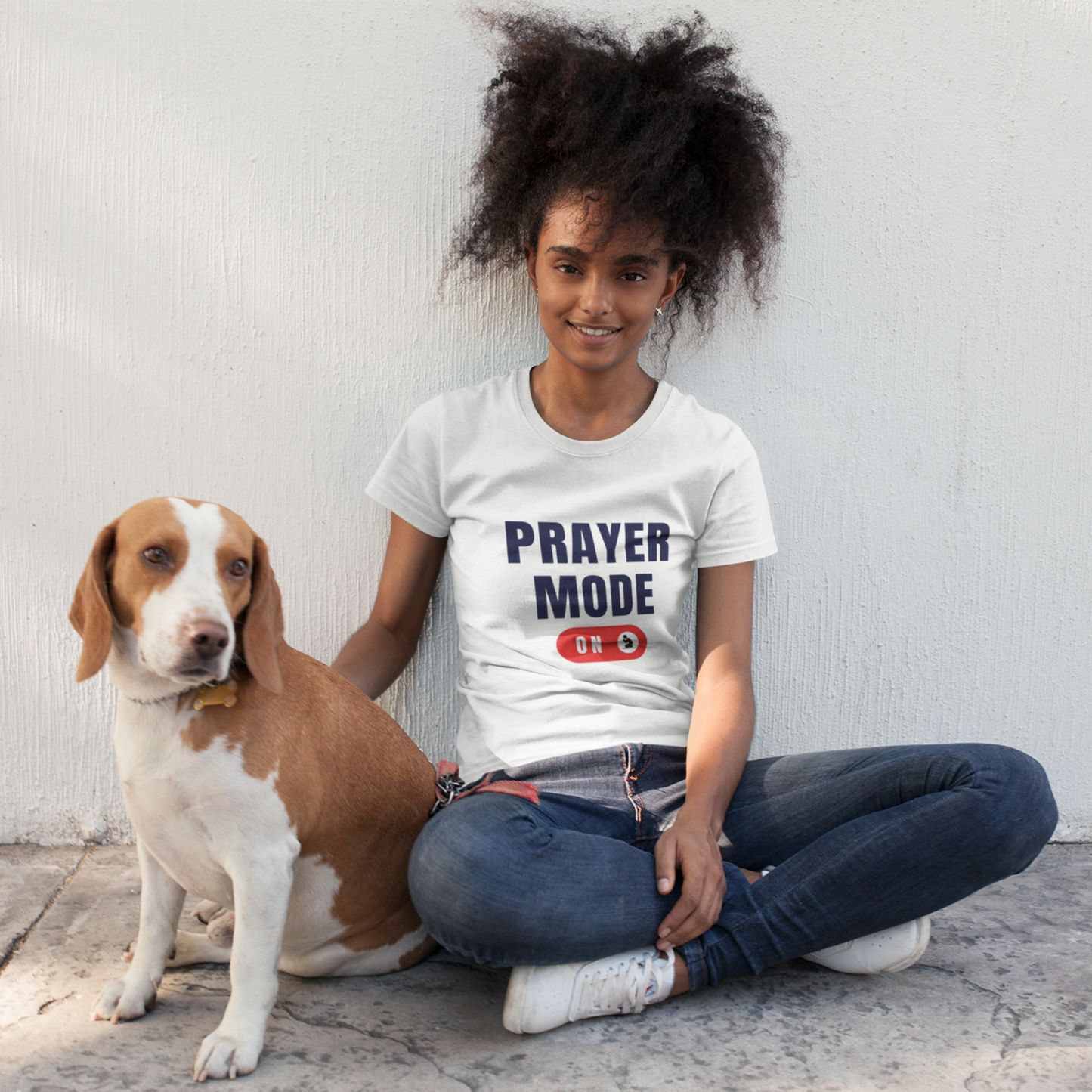 Prayer Mode ON — Dark Ink | Unisex Tee