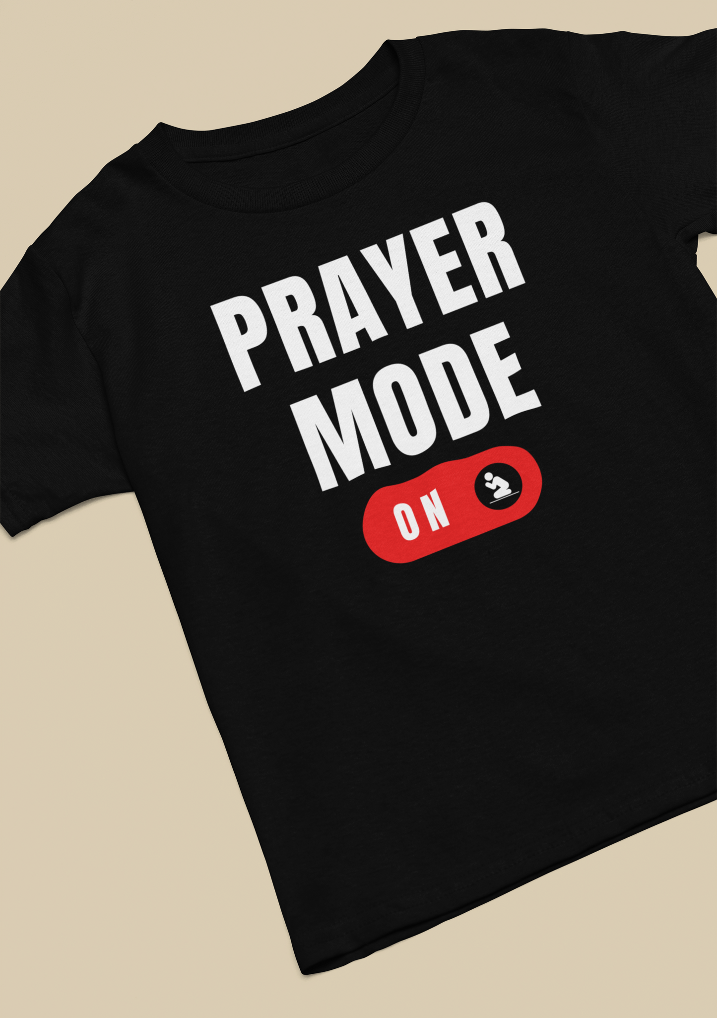 Prayer Mode ON — Light Ink | Unisex Tee