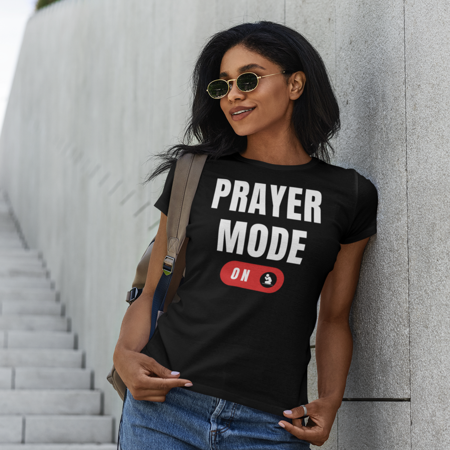 Prayer Mode ON — Light Ink | Unisex Tee