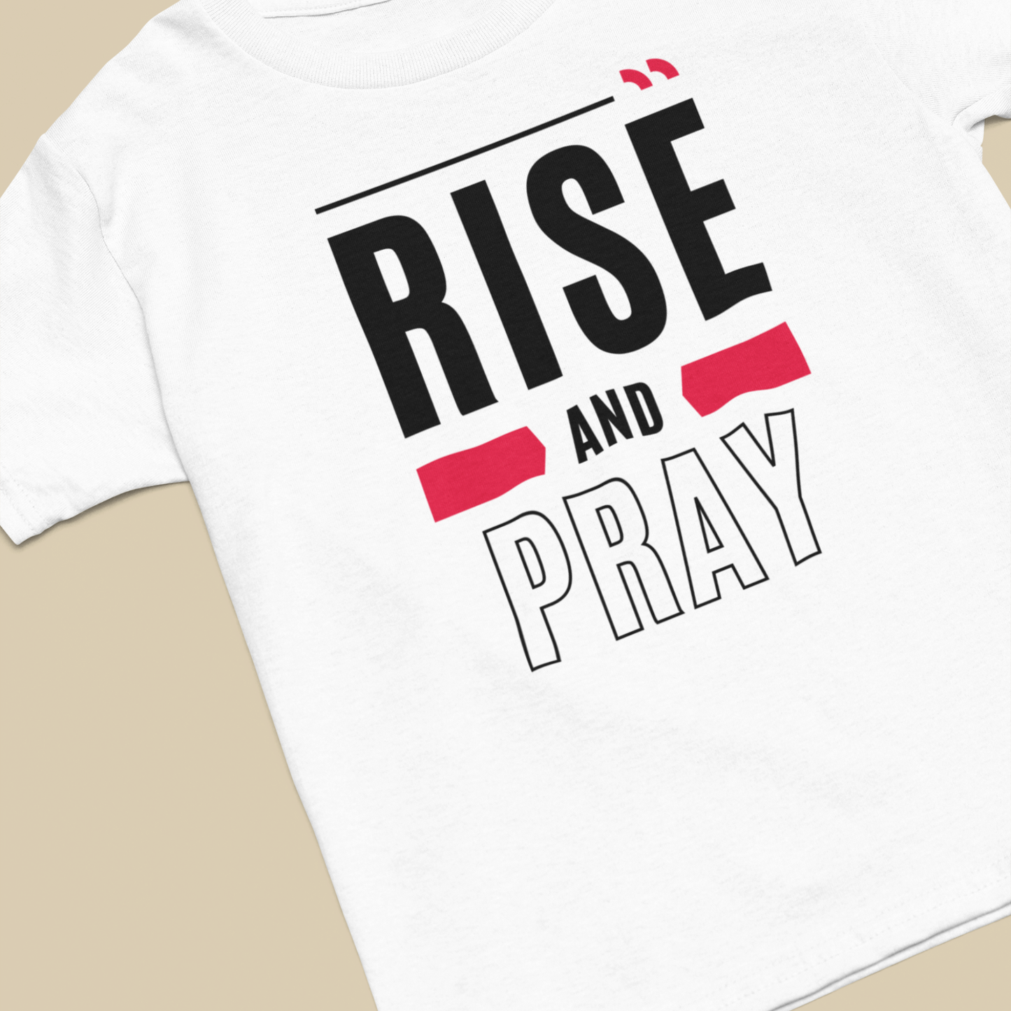 Rise and Pray — Dark Ink | Unisex Tee