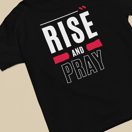 Rise and Pray — Light Ink | Unisex Tee
