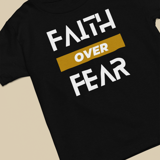 Faith Over Fear — Light Ink | Unisex Tee