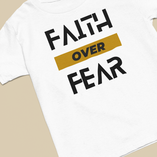 Faith Over Fear — Dark Ink | Unisex Tee