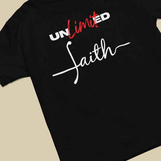 Unlimited Faith — Light Ink | Unisex Tee