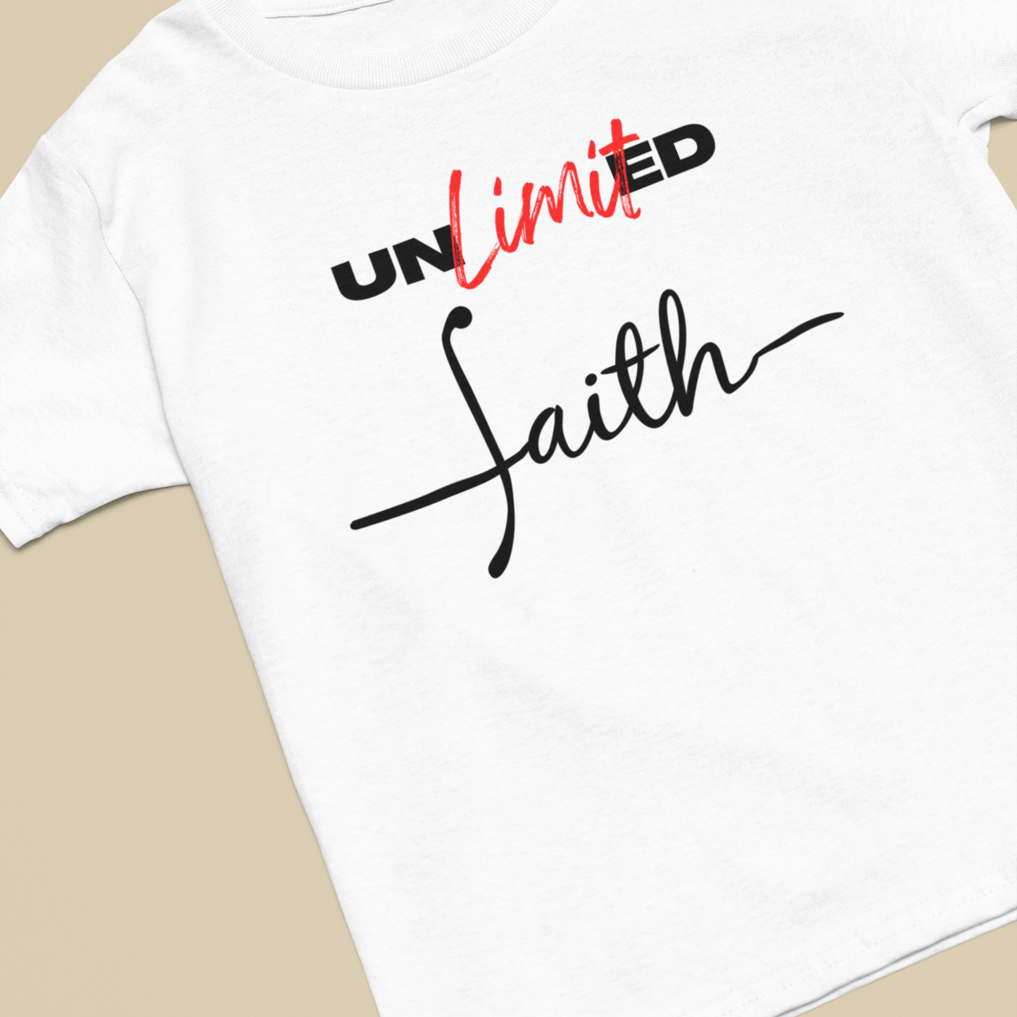 Unlimited Faith — Dark Ink | Unisex Tee