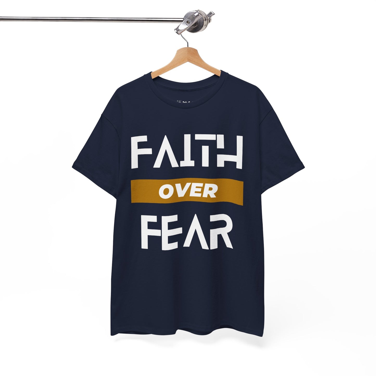 Faith Over Fear — Light Ink | Unisex Tee