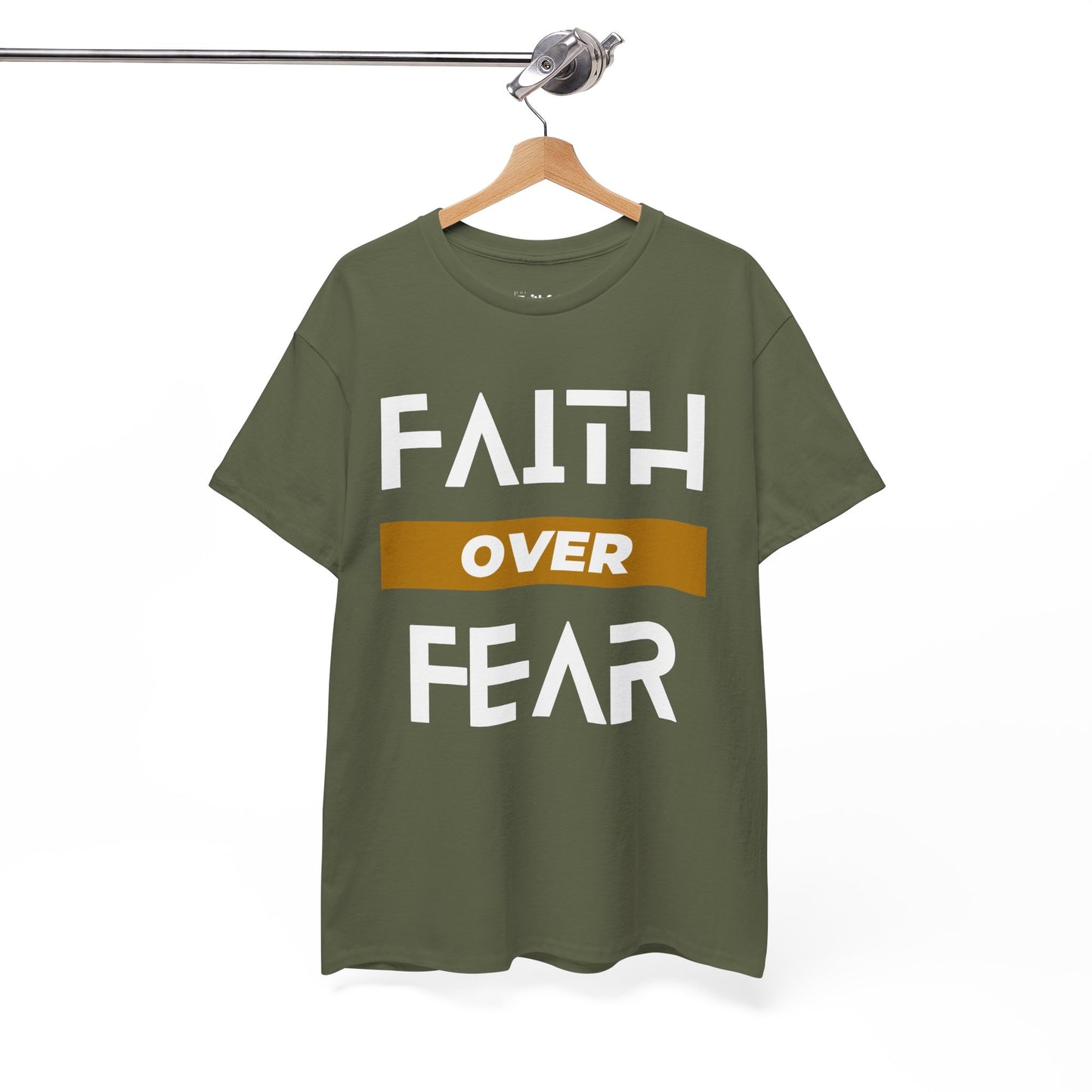 Faith Over Fear — Light Ink | Unisex Tee