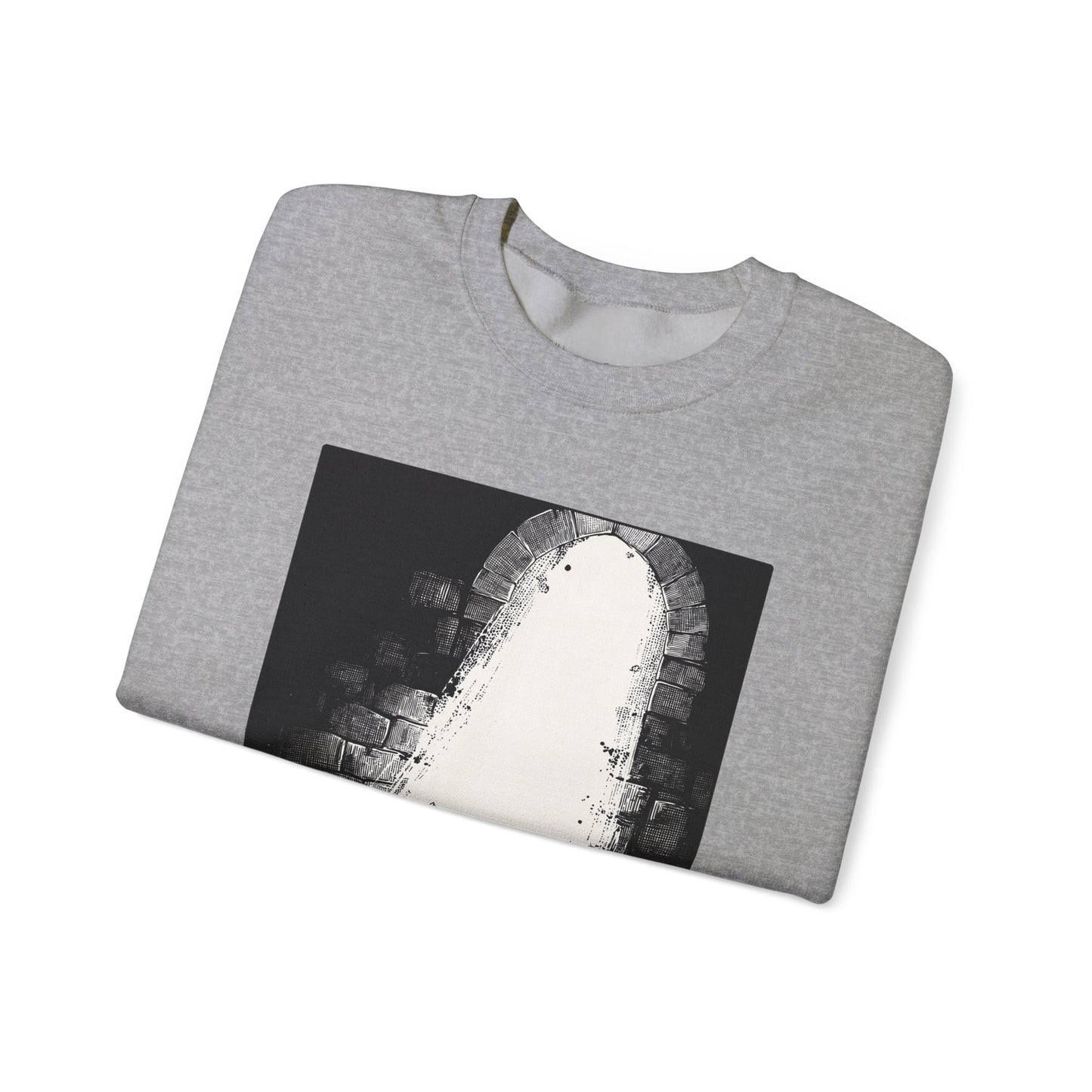 Daniel in the Lions’ Den Sweater – Black & White Faith Ink Panel (Dan 6:22)