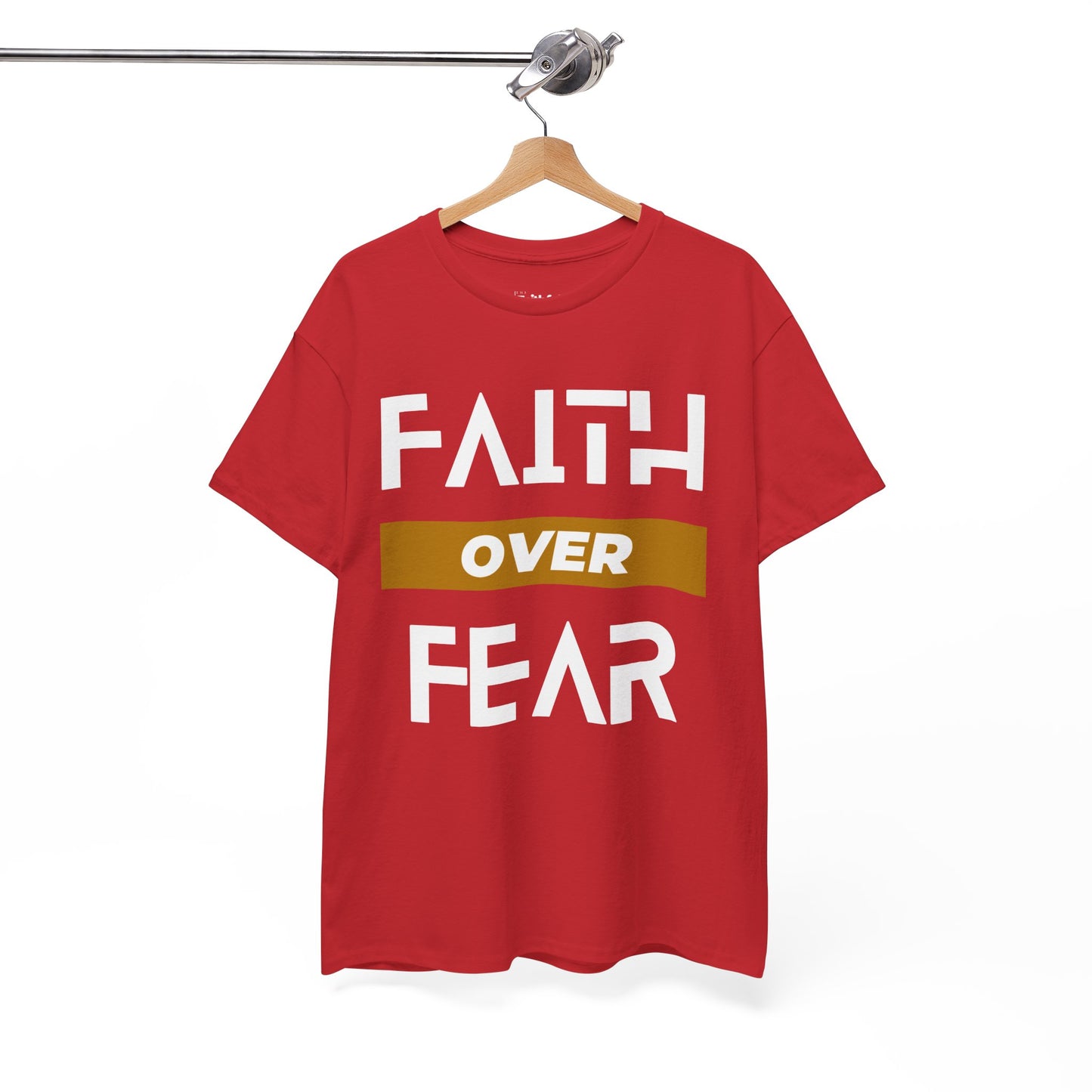 Faith Over Fear — Light Ink | Unisex Tee