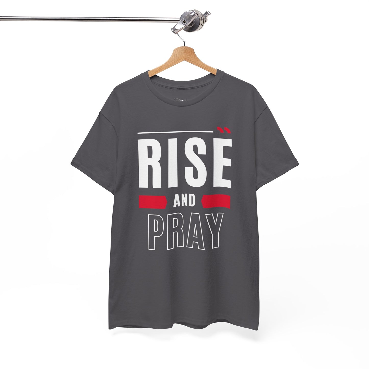 Rise and Pray — Light Ink | Unisex Tee