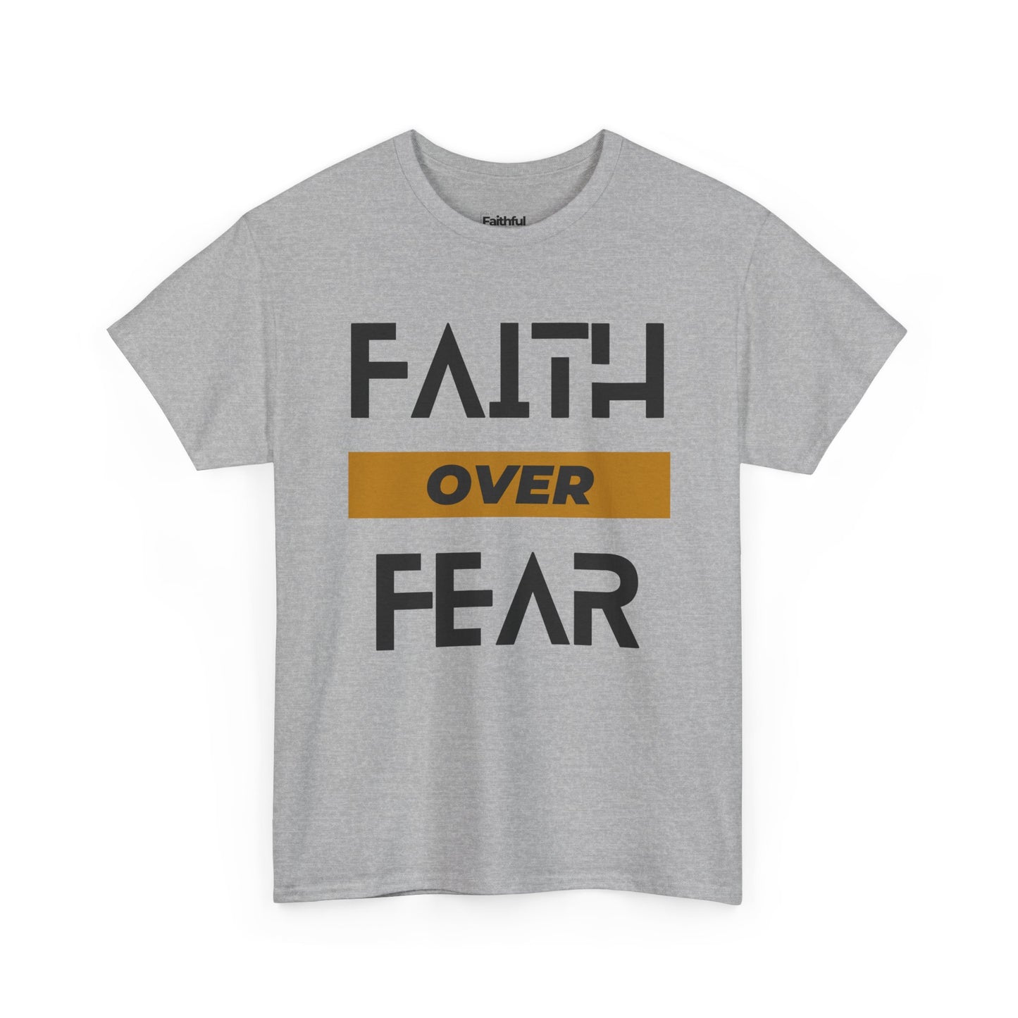 Faith Over Fear — Dark Ink | Unisex Tee