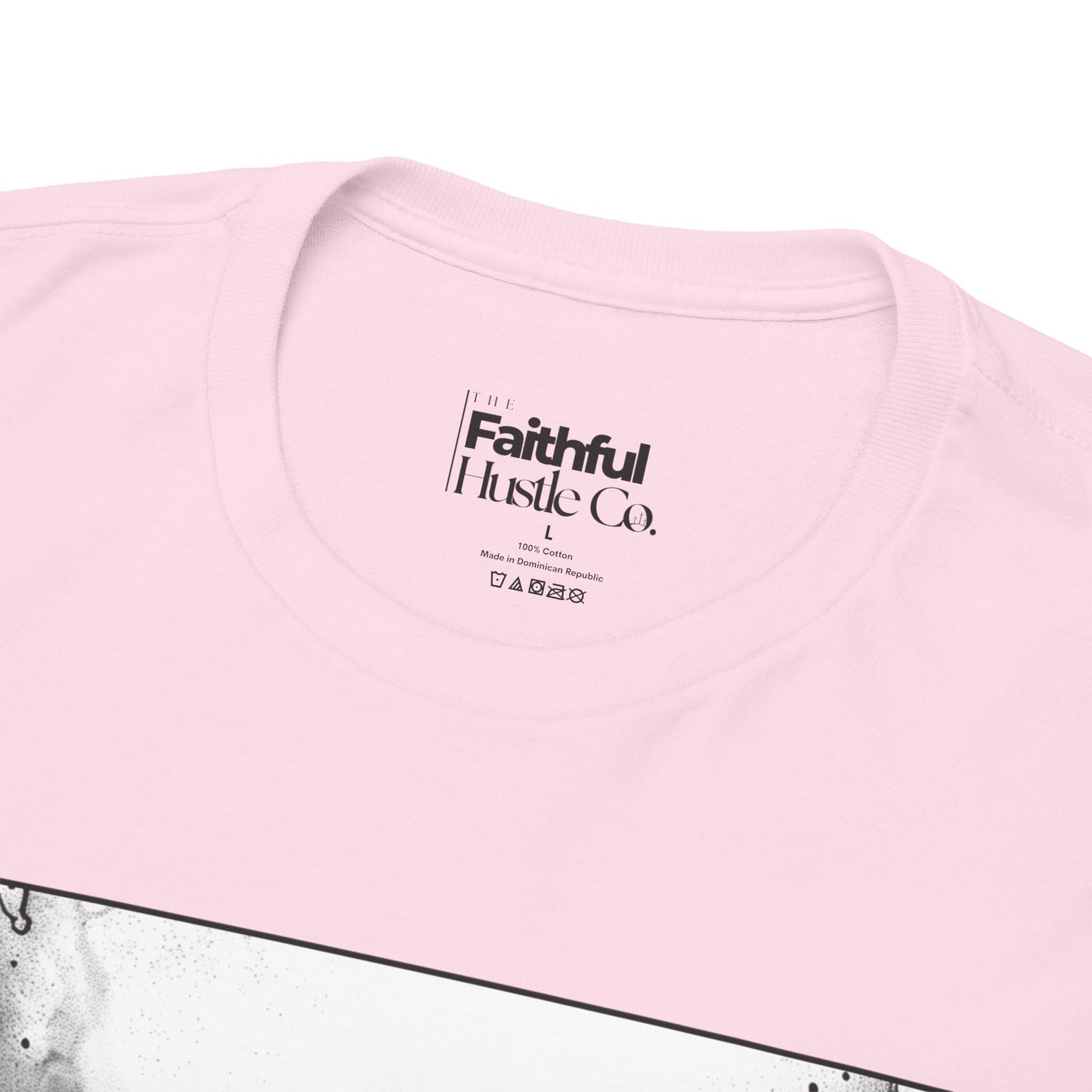 Red Sea Dry Ground Tee – Black & White Faith Ink Panel (Ex 14:22)