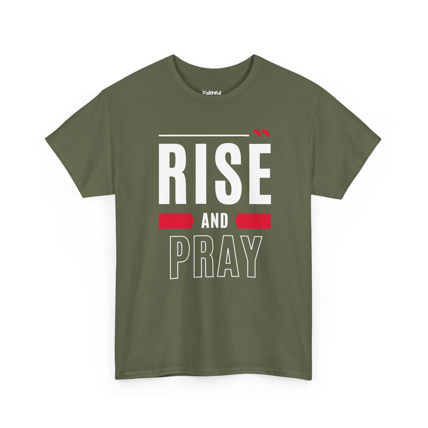 Rise and Pray — Light Ink | Unisex Tee