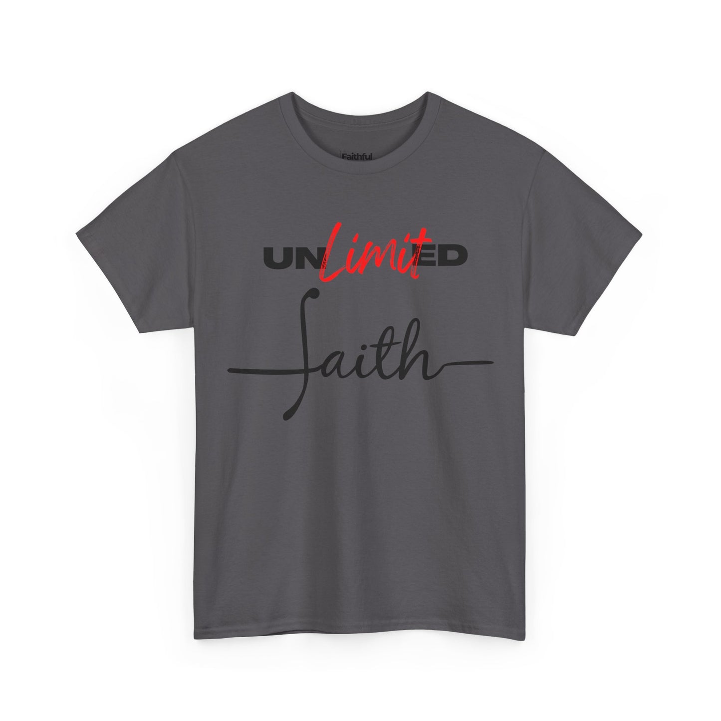 Unlimited Faith — Dark Ink | Unisex Tee
