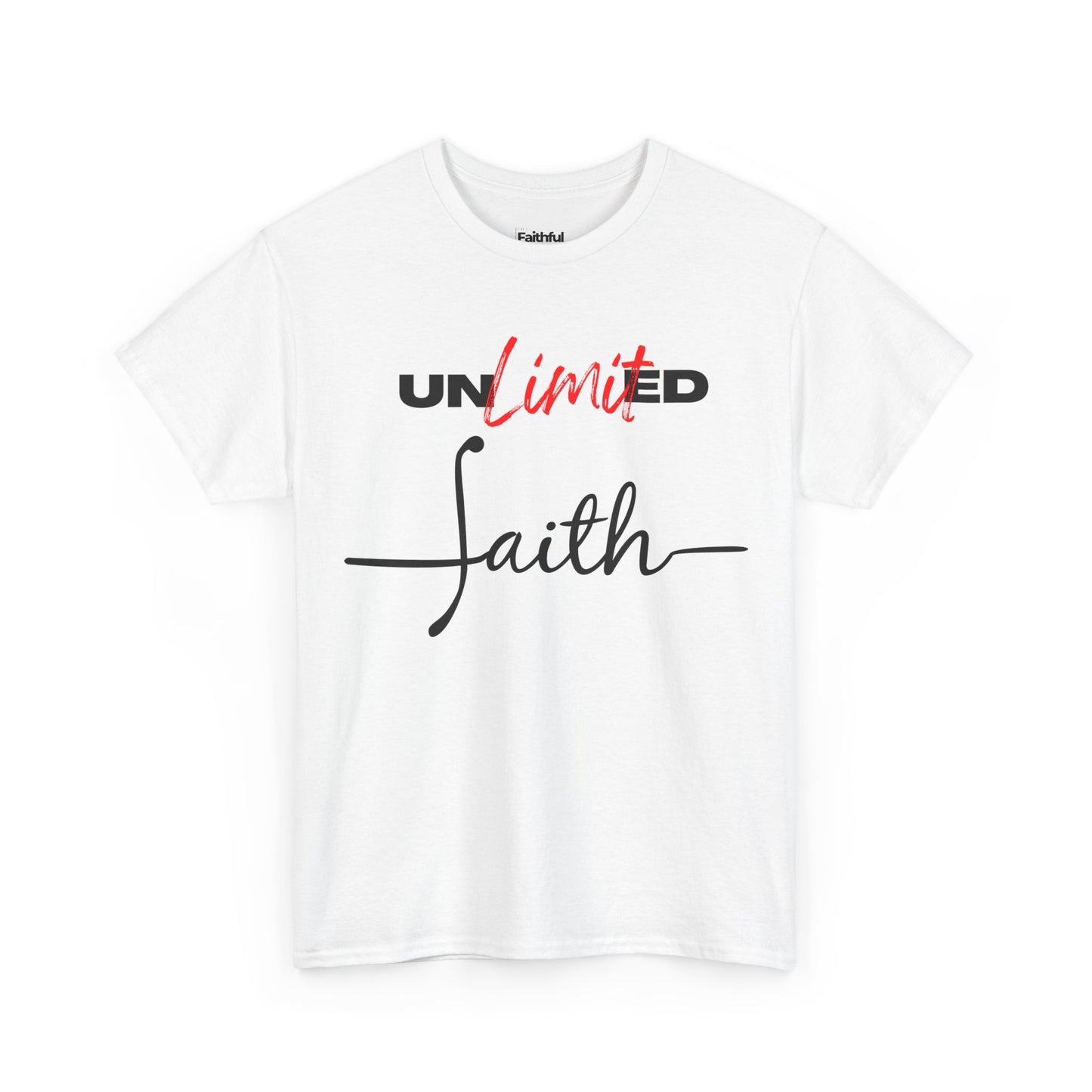 Unlimited Faith — Dark Ink | Unisex Tee
