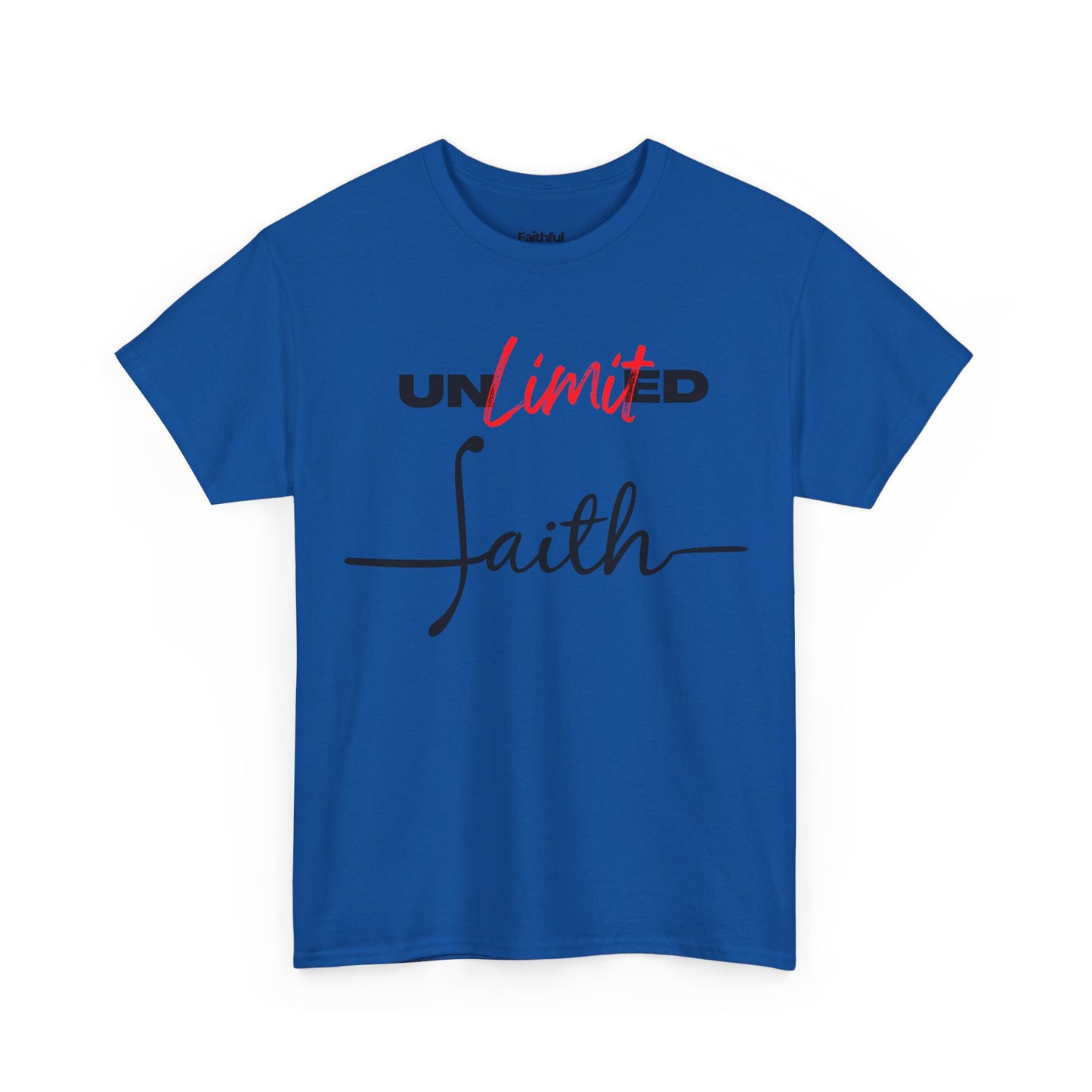 Unlimited Faith — Dark Ink | Unisex Tee