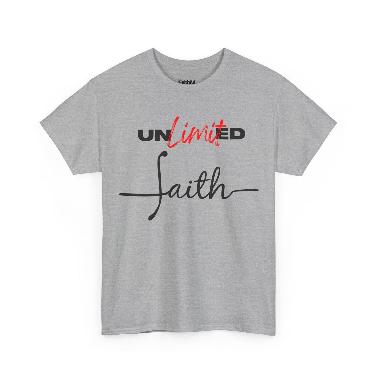 Unlimited Faith — Dark Ink | Unisex Tee
