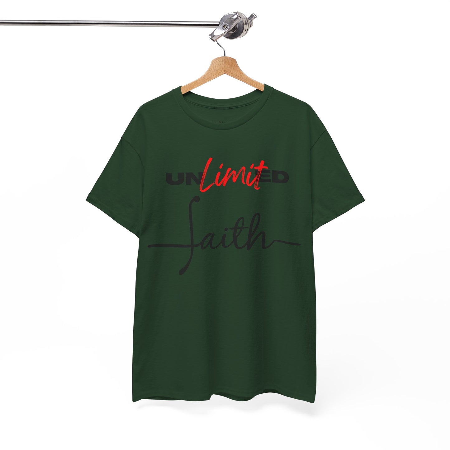 Unlimited Faith — Dark Ink | Unisex Tee